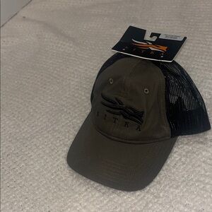 Sitka Olive Green and Black Trucker Hat